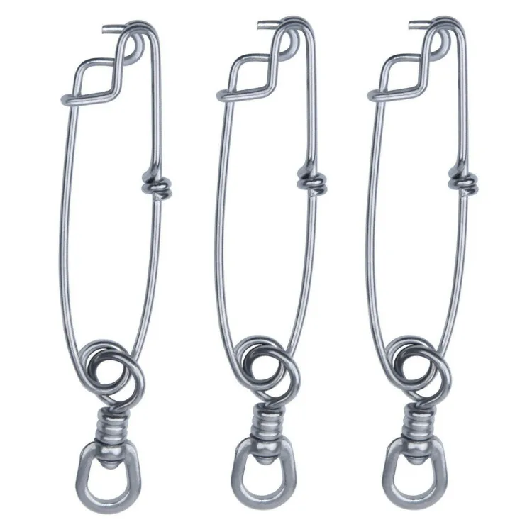 Long Line Clips Stainless Snap Swivel Long line Branch Hanger Tuna Clip New