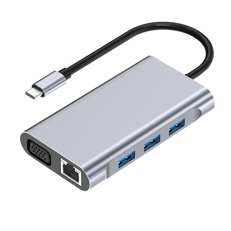 7 in 1 multi hub 8 in 1 type c hub usb 3.0 hub 7 ports pd 87w fast charging