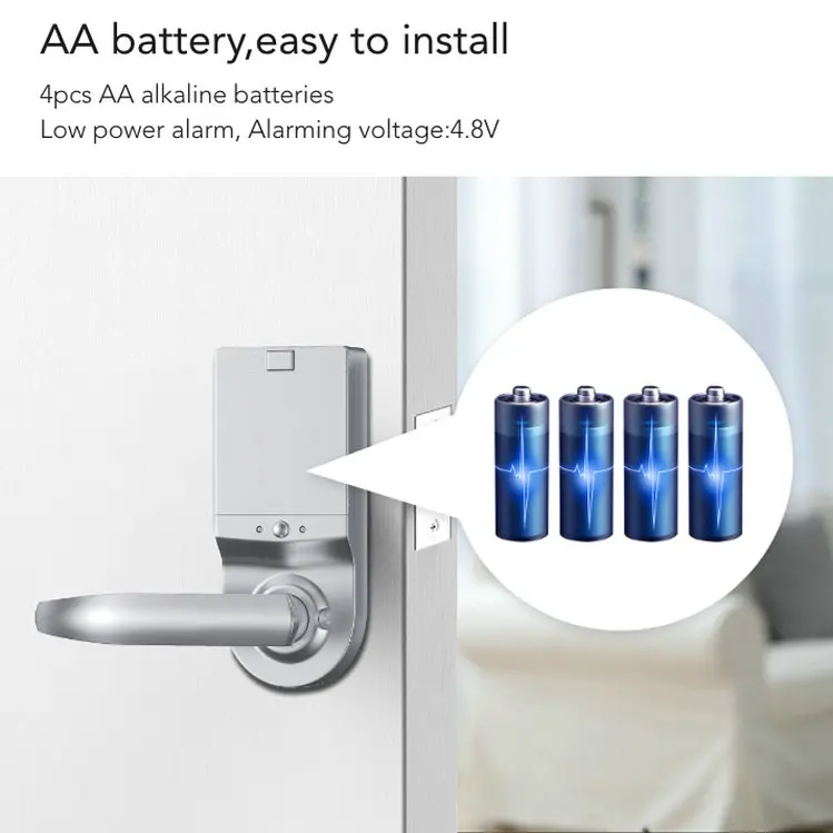 Waterproof Digital Entry Code Keyless Heavy Duty Keypad Mechanical door lock set