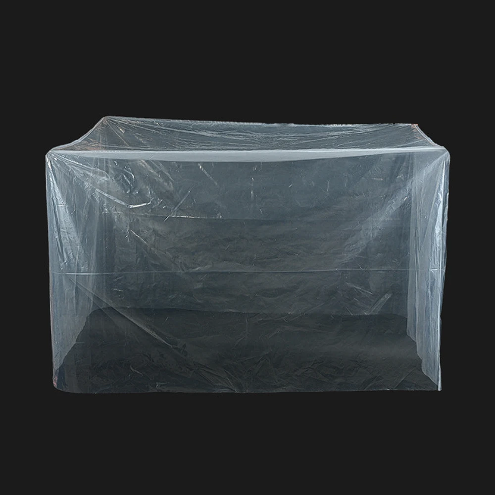 Custom large pallet transparent clear pe plastic packaging cover bags
