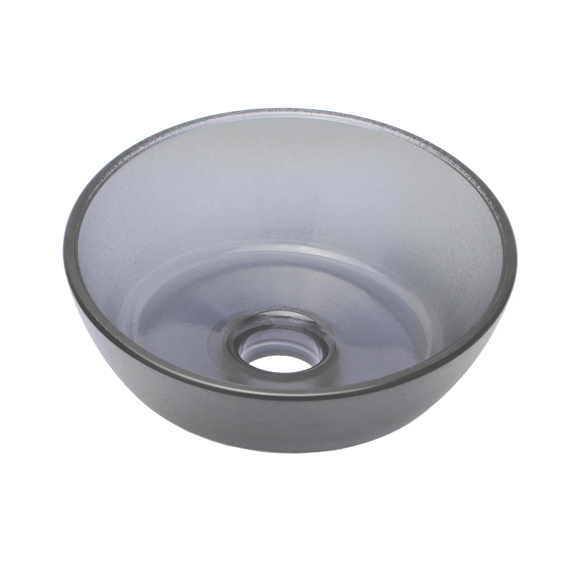 custom molded high quality grey color  glass cuspidor spittoon for dental chair
