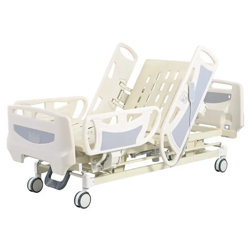 Manual Operation Mechanical Three 3 Function Height Adjustment Medical Hospital Bed