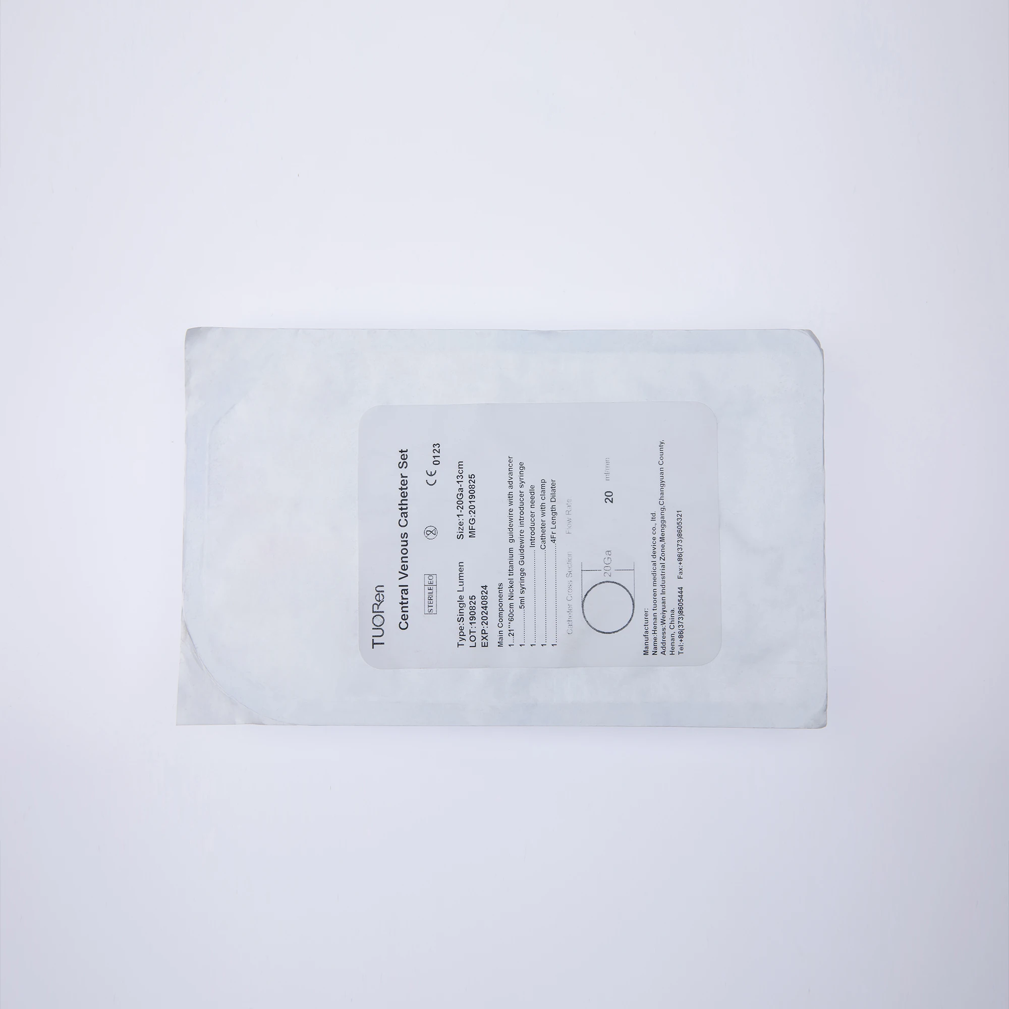  Disposable single use central venous catheter nursing kit and cvc