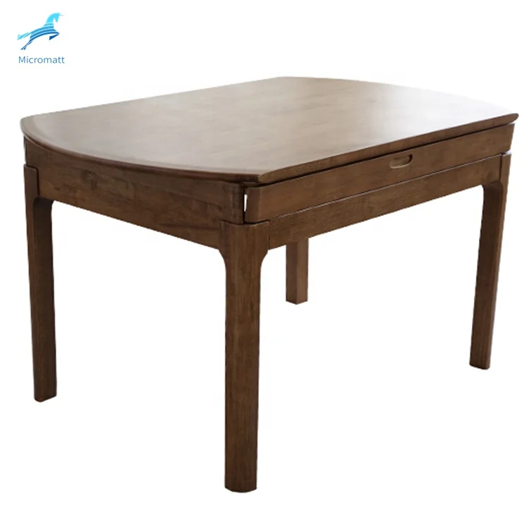 Factory Direct Sale American Style Dining Room Furniture Multi Functional Brown Color Rectangle Folding Table