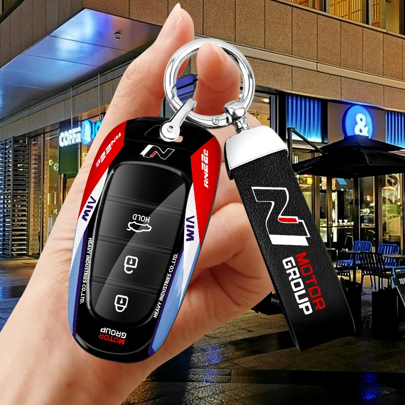 Chaoju Fashion ABS Racing Car Remote Key Case Fob Cover Bag holder wallet For Hyundai with Keychain Accessories