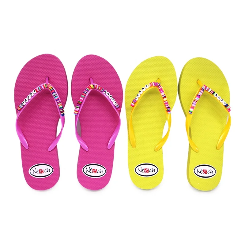 Nicecin Non Slip Beach Flat Shoes PE Flip Flops Women Summer Beach Casual Slipper Flip Flops Outdoor Shoes