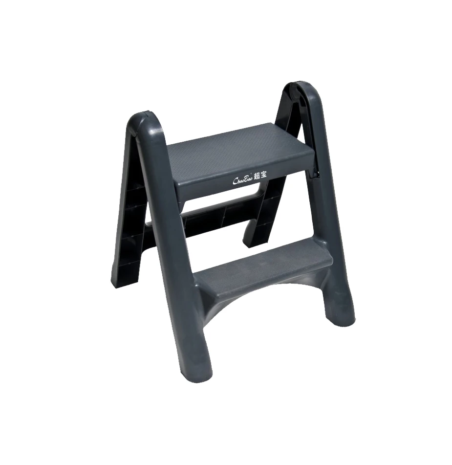 CHAOBAO B-099C Indoor Plastic Foot Ladder plastic step ladder two step thickened non-slip foot folding ladder