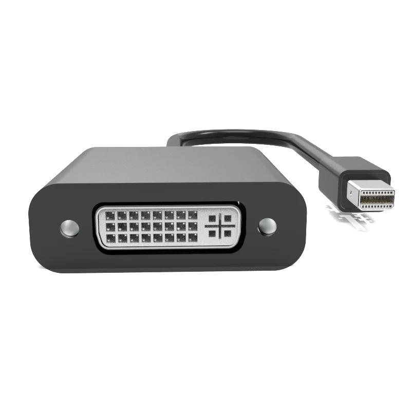 ABS shell High end support 4K 2K resolution and DP1.4v   Mini DP Male to hdmies DVI VGA Female Adapter