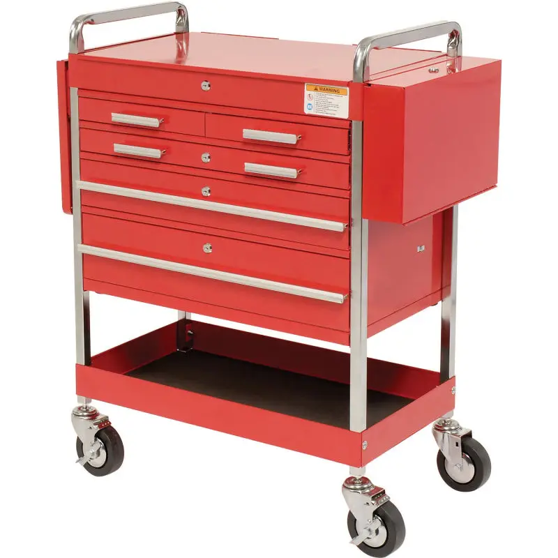 cheap tool storage box trolley cart with 5 drawers drawer roller cabinet mobile tool cabinet 