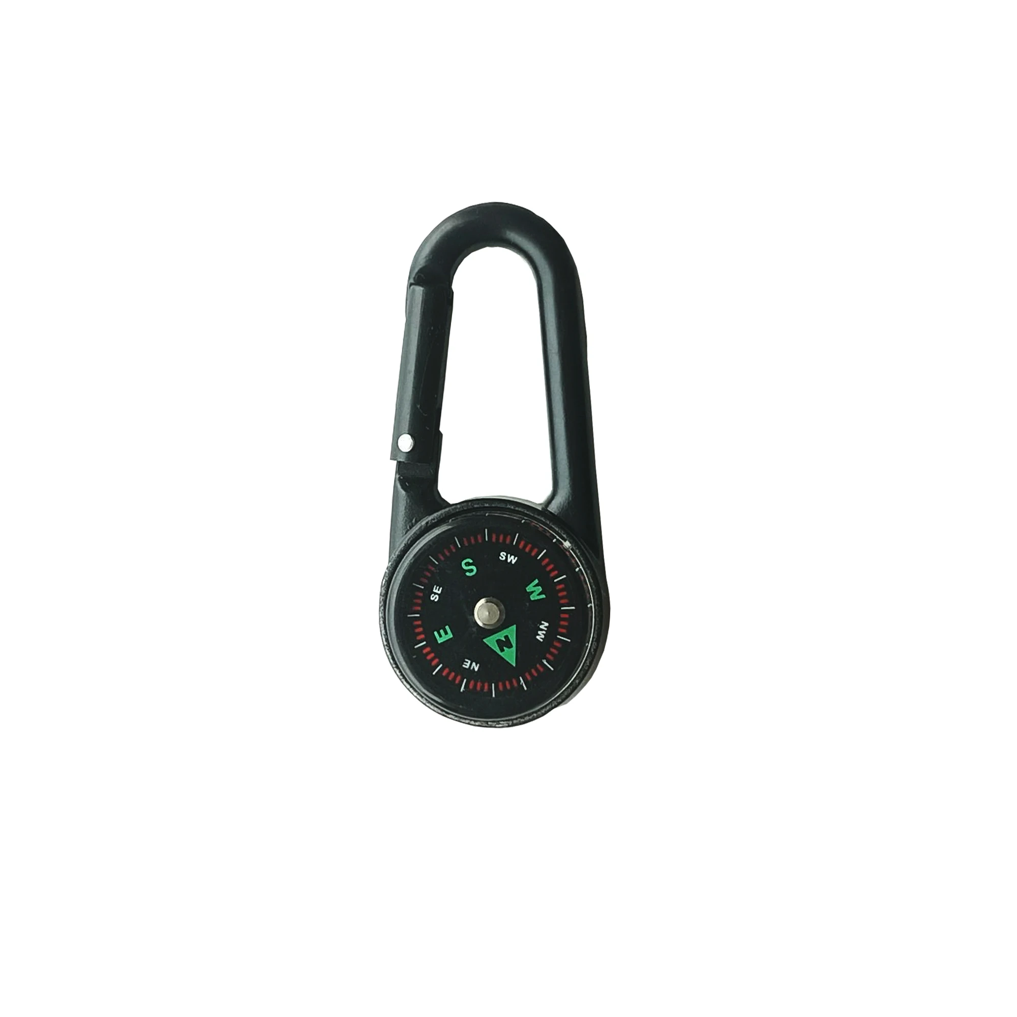 Outdoor mountaineering buckle Compass hook Multifunctional compass portable key chain suspended compass