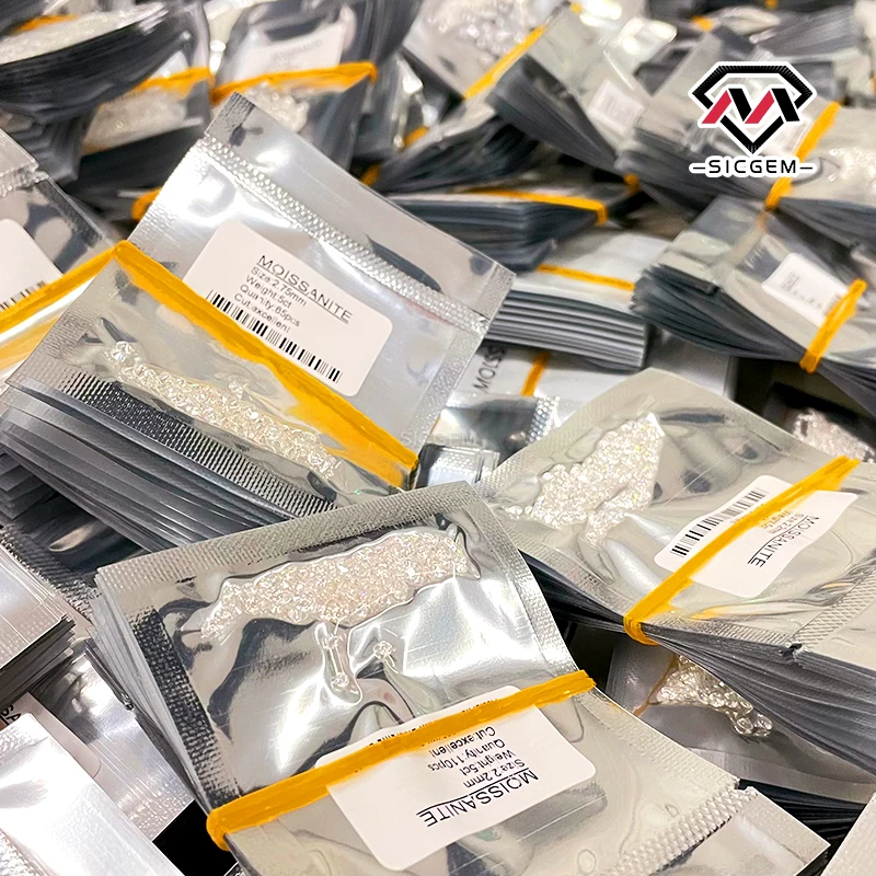 White D VVS Mini Small Size 1.6mm 1.7mm 1.75mm 1.8mm 1.9mm 2.0mm Moissanite Loose Gemstones Manufacturer Factory Price