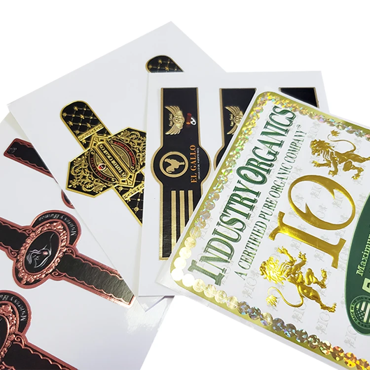 Adhesive Waterproof Poly Product Label Stickers Custom Gold Foil Supplement Labels Maker