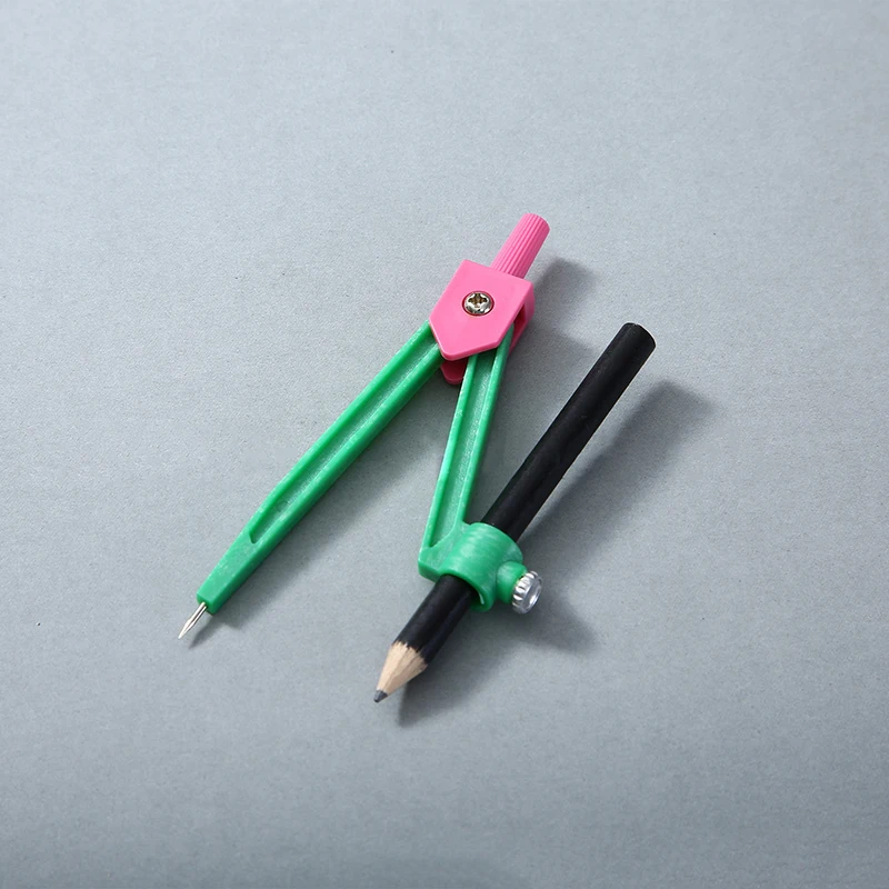 Direct Selling Affordable Plastic School Student Drawing Tool Divider Insert Pencil Compass Design Props