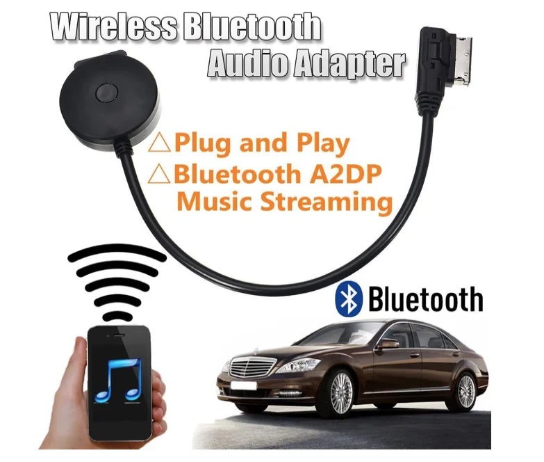 Car audio cable blue-tooth for benz /Wireless Blue-tooth Music Adapter MMI USB AUX Interface Cable for Mercedes-Benz