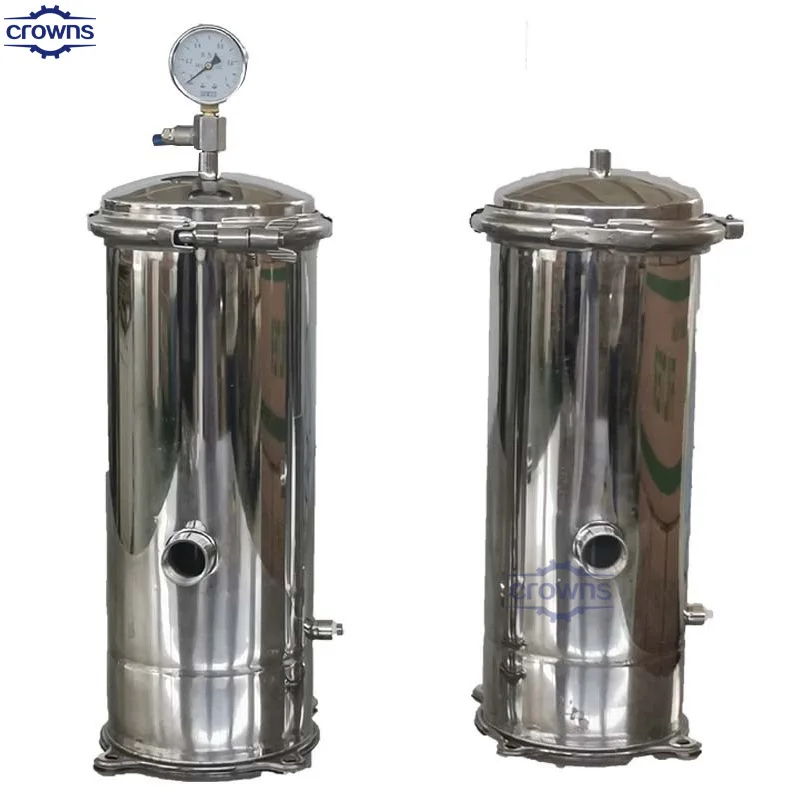 SS304/SS316 Single Multi-Bag Filter Housing PTFE Stainless Steel Membrane Water Treatment Food Industry Galvanized Carbon New