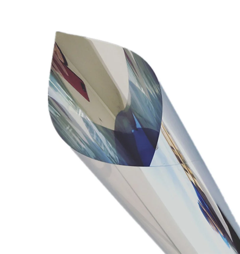 Silver mirror window film reflective film for building glass insulation solar film