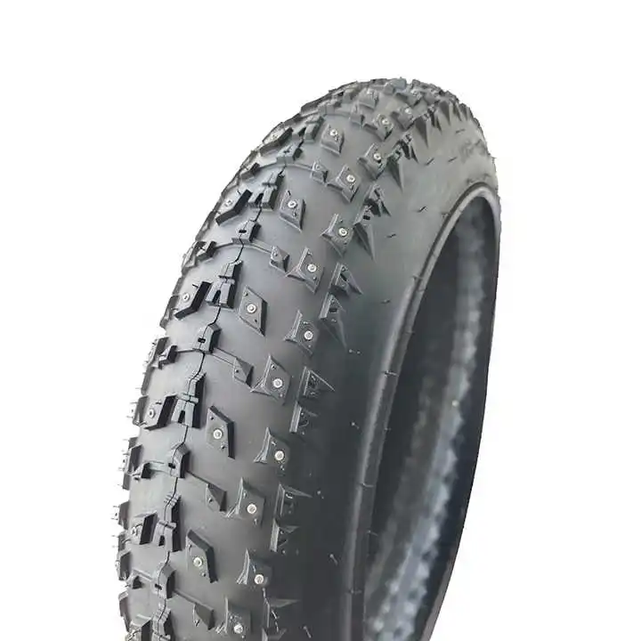 20x4.0 Tyre 198 pcs Spikes Snow Fat Tire Bike Big Snow Electric Bike Rubber Winter Studded Tires