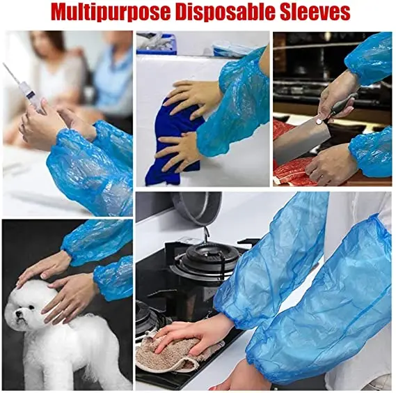 Прямая продажа с фабрики, индивидуальный цвет, 2,5 г, одноразовые водонепроницаемые пыленепроницаемые пластиковые нарукавники