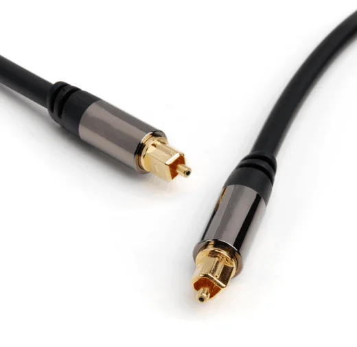  Поо HIFI SPDIF 24k позолоченный цифровой аудио оптический