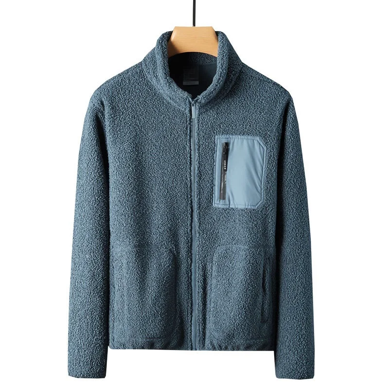 Мужская флисовая куртка на молнии