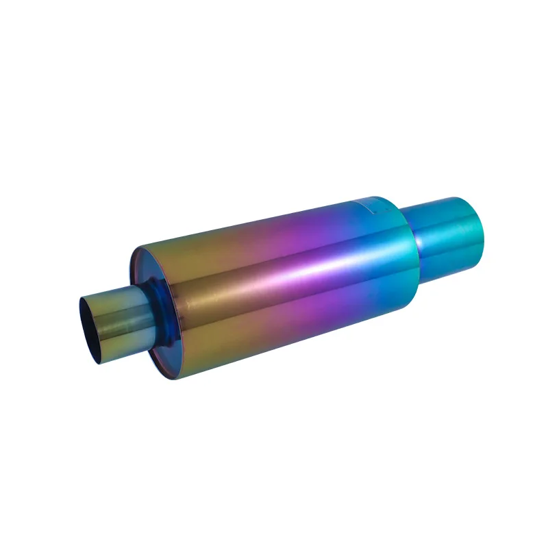 Rainbow Color Universal Muffler Racing Exhaust Pipe