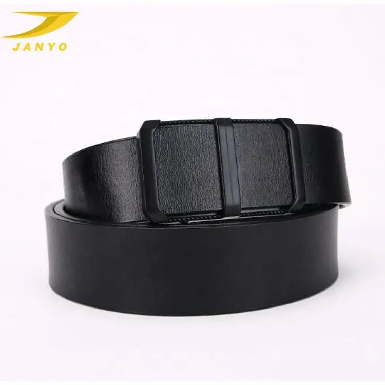 Manufacturer Custom Design Services Toothless Alloy men Automatic Buckle Genuine Leather belt