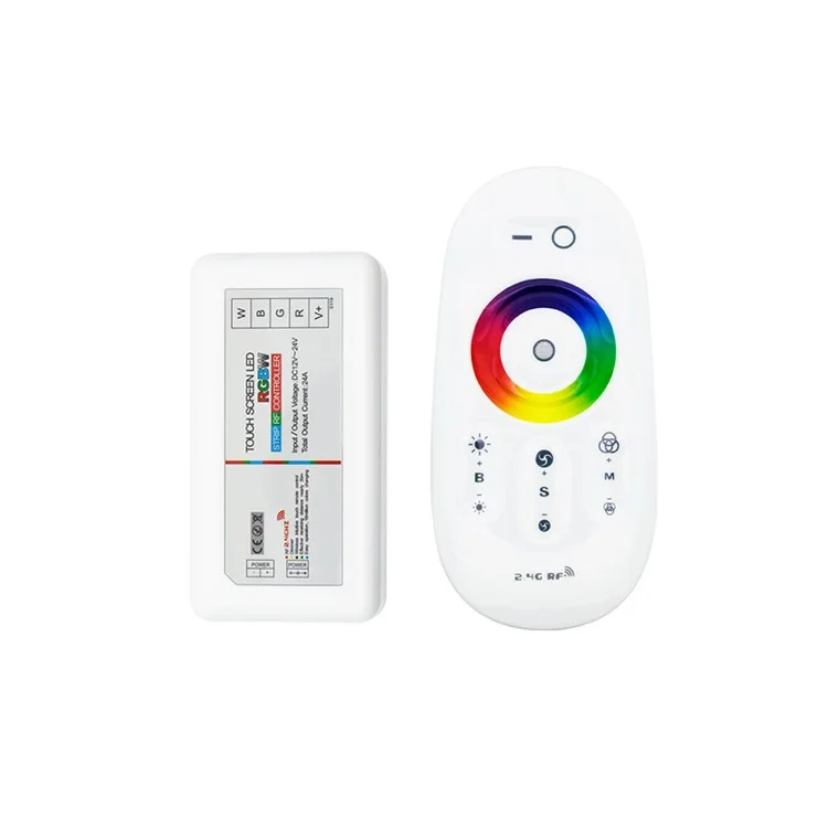 Беспроводной 2 4g сенсорный экран дистанционного управления мини-диммер RF RGB RGBW светодиодный контроллер для светодиодной ленты