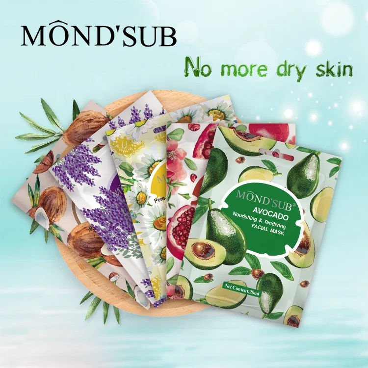 Mascarillas Skin Care Hydrating Moisturize Beauty Brightening Face Wholesale Sheet Cosmetic Whiten Facial Mask