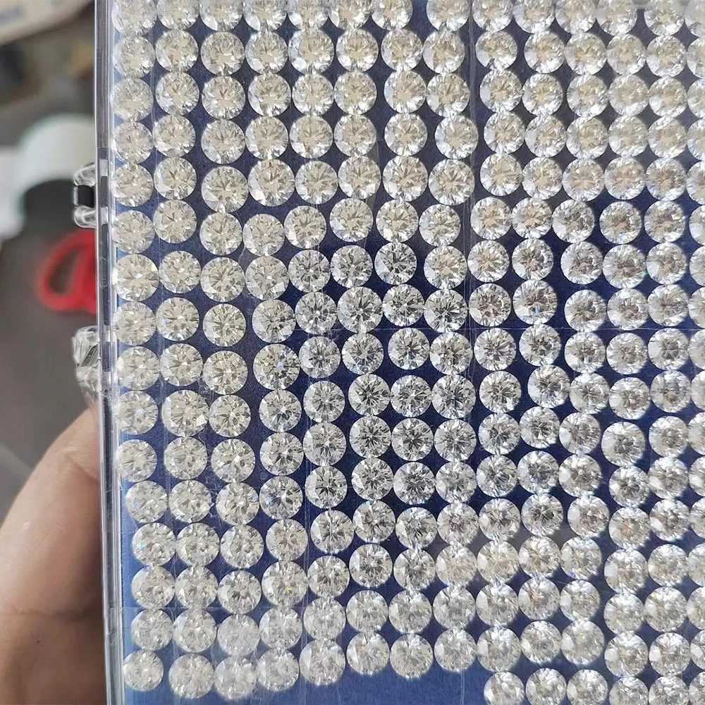 India Factory Wholesale Melee Size Small Diamond D Color In VVS Clarity 0.7-3.0mm Manufactory Direct Sale Diamond