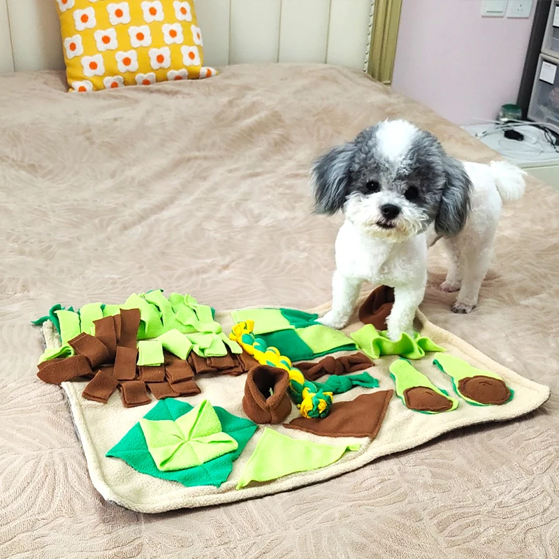 Cross-border e-commerce hot new pet toys cat sniffing puzzle companion sniffing dog odor play mat