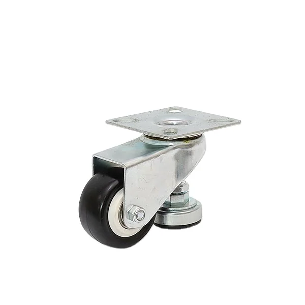 DLPO Adjustment caster wheels with foot cup heavy duty adjustable caster