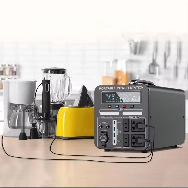 1500 watt 2000 watt camping portable power supply 2000w home power station solar generator for household outdoor