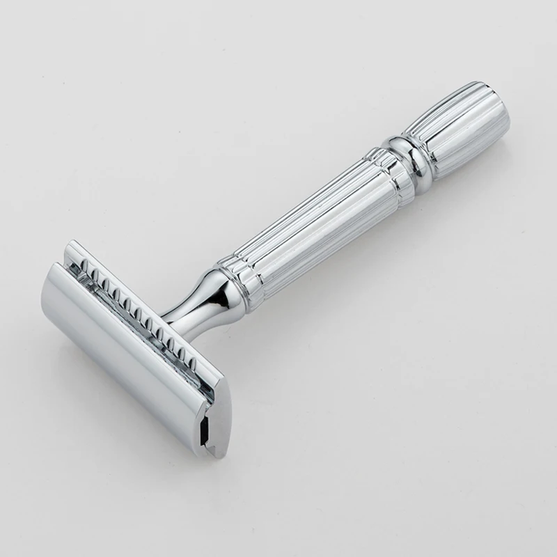 Classic Eco Friendly Metal Razor Stainless Steel Double Edge Blade Reusable Safety Razor Shaver