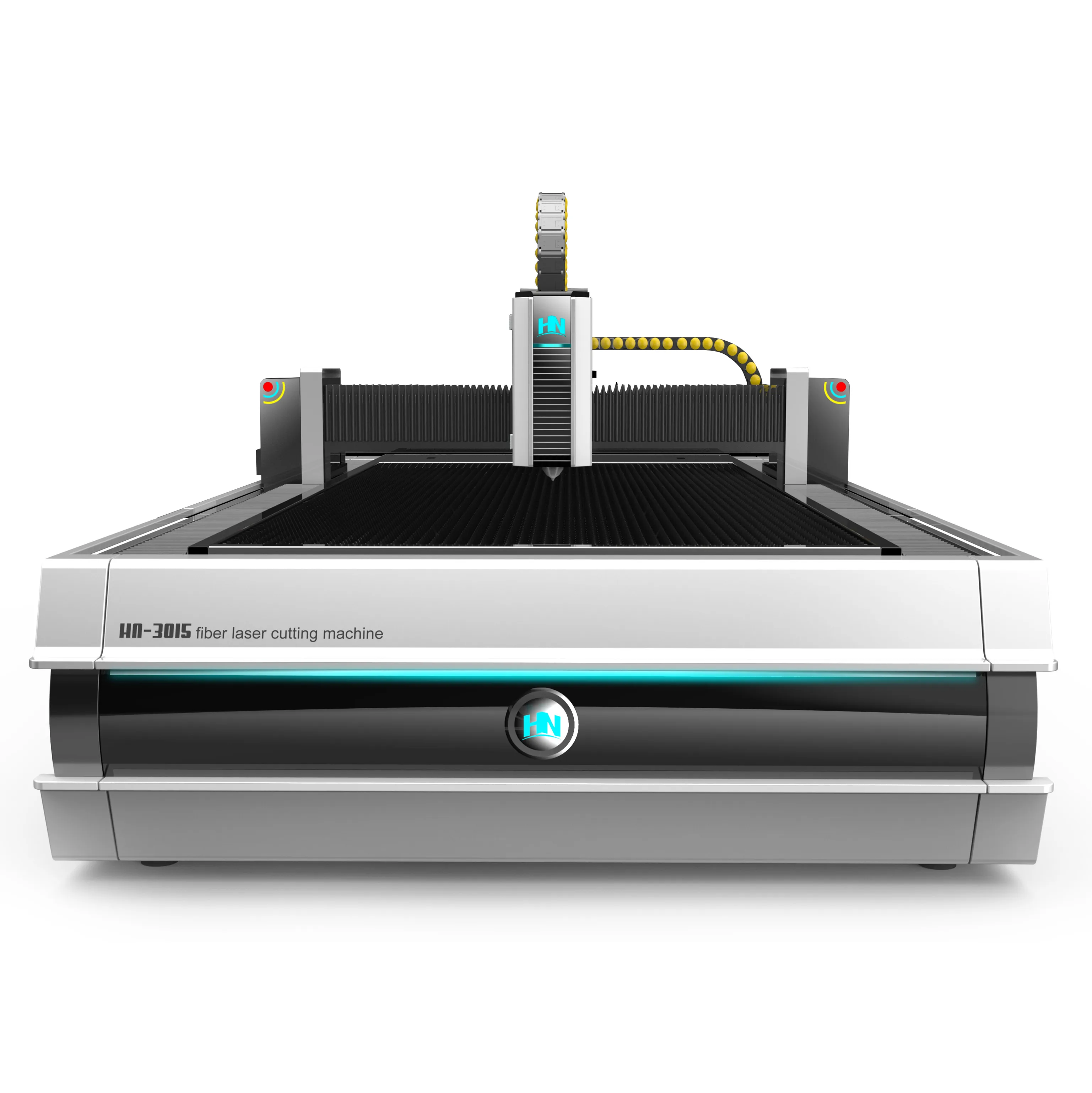 Accurl 2000watt  Smartline HN-3015C fiber laser cutting machine  cutting on a large scale