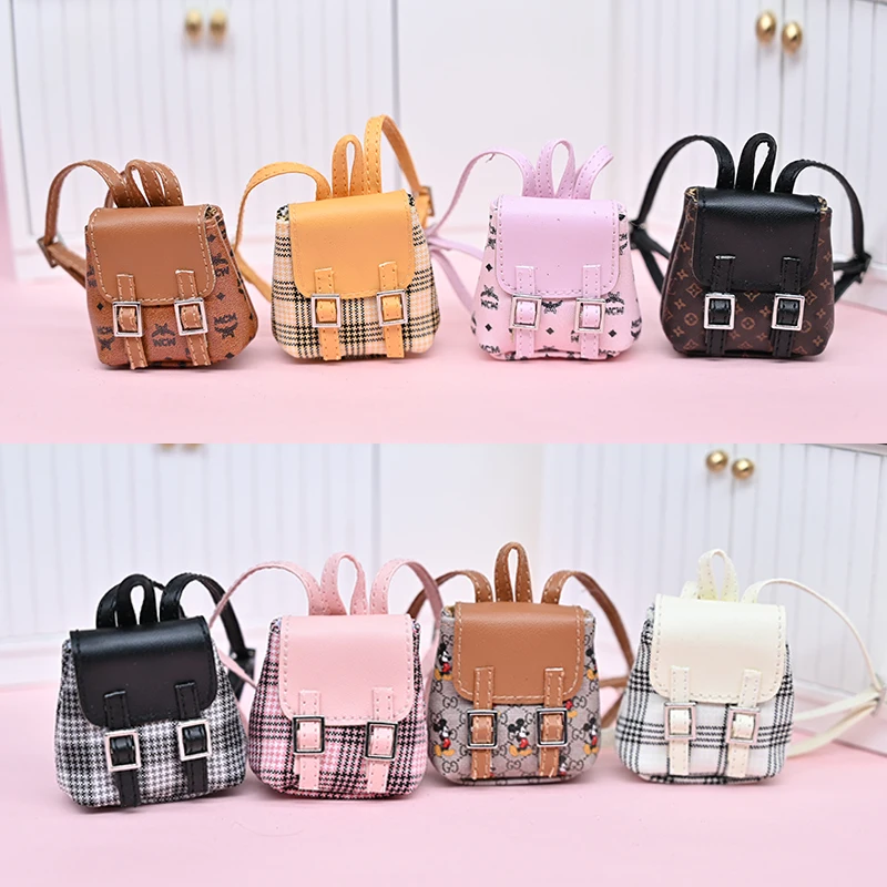 Сумки для кукол 1/12 1/8, модная Кукла высокого качества, рюкзак, многоцветная Модная Кукла на заказ, Bjd Ob11 Blythe, Одежда для куклы, аксессуары