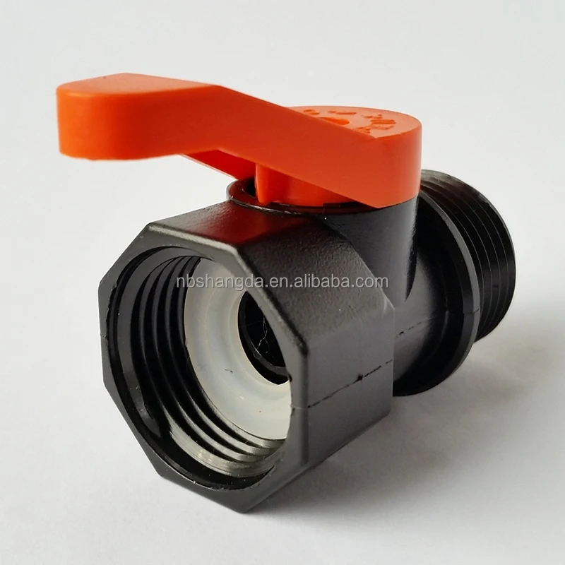 Drip Irrigation System 20mm Male/Female BSP Ball Flushing Valve
