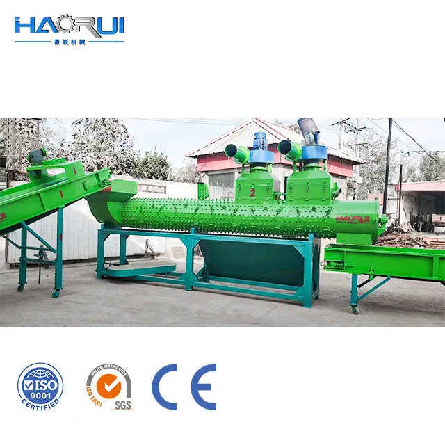 Factory Direct Sale New PET Plastic Recycling Machine Includes Label Remover Dewatering Equipment Core Component Pump Made PP