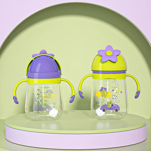 Plastic Water Bottle BPA Free Good Grade Baby Drinking Cup Infant Bottle