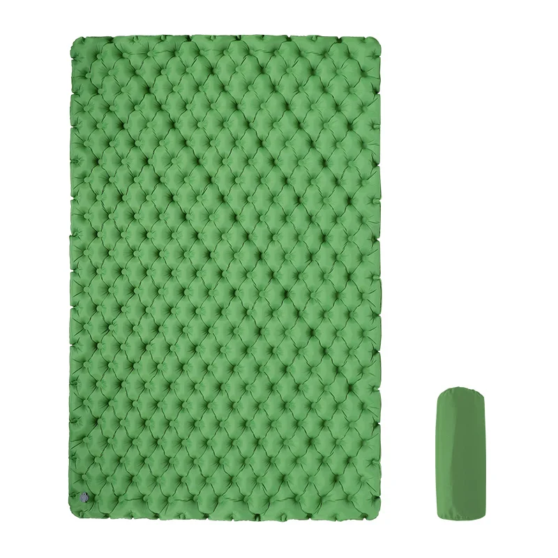 Customized Outdoor Camping Portable Ultralight Double Inflatable Camping Mat Air Mattress Sleeping Pad