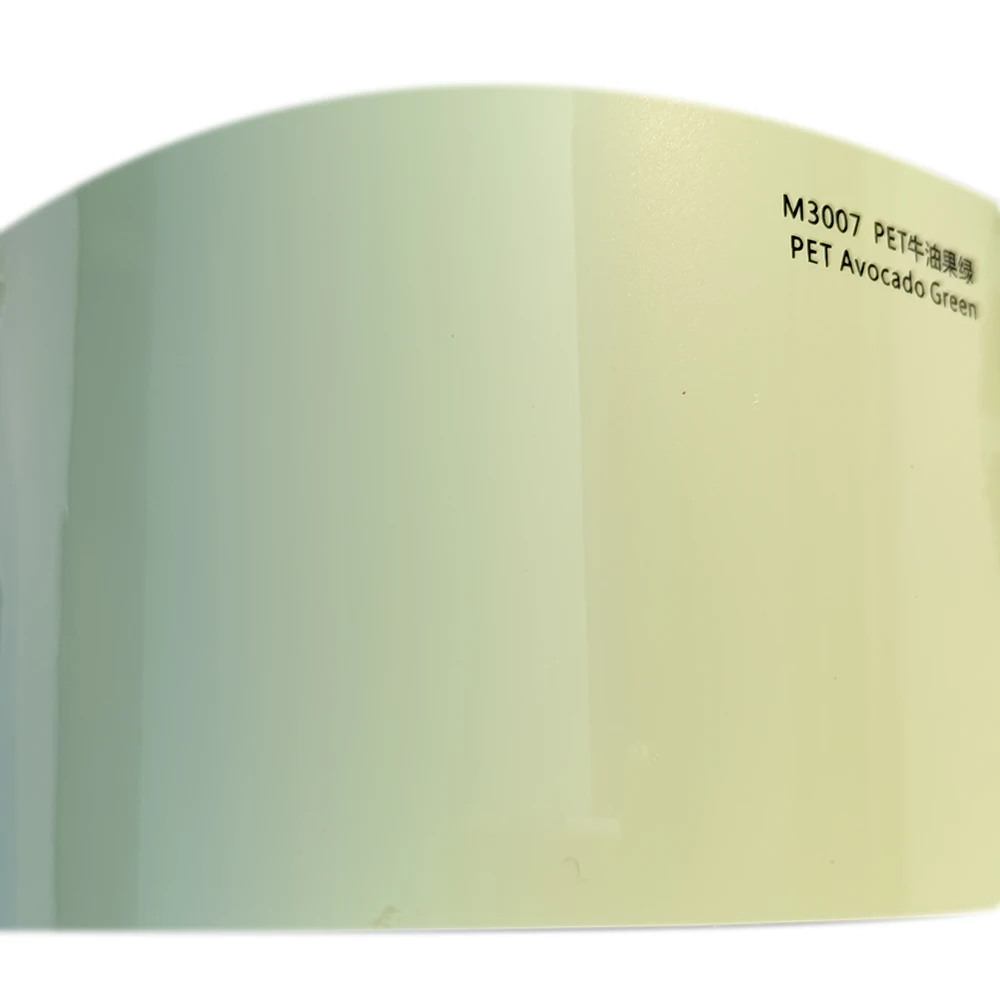 WRAPMASTER 1.52*18m 5*59FT Super Gloss PET Liner Avocado Green car vinyl wrap Hood Vinyl Wrap Vinyl Wrap gloss