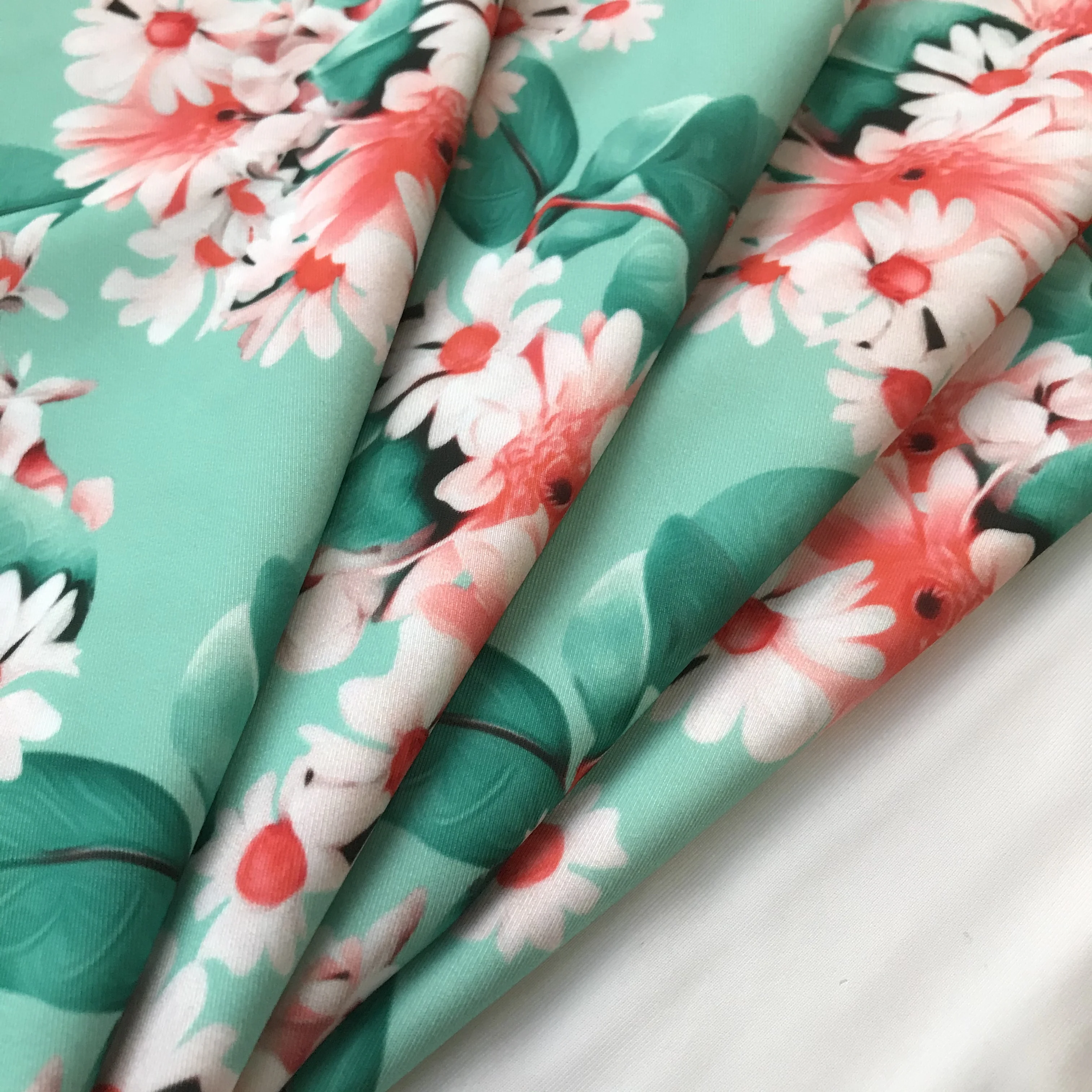 oeko-tex Digital Printing Manufacturer Fabric Custom Oraganic Kids Swimming Dress Fabric Digital Printed