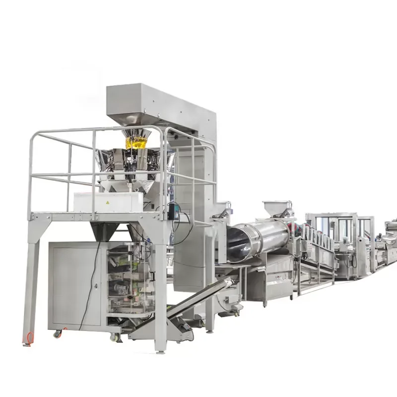 Industrial Commercial Fully Automatic Frier Lays Fresh Potato Chips Production Line