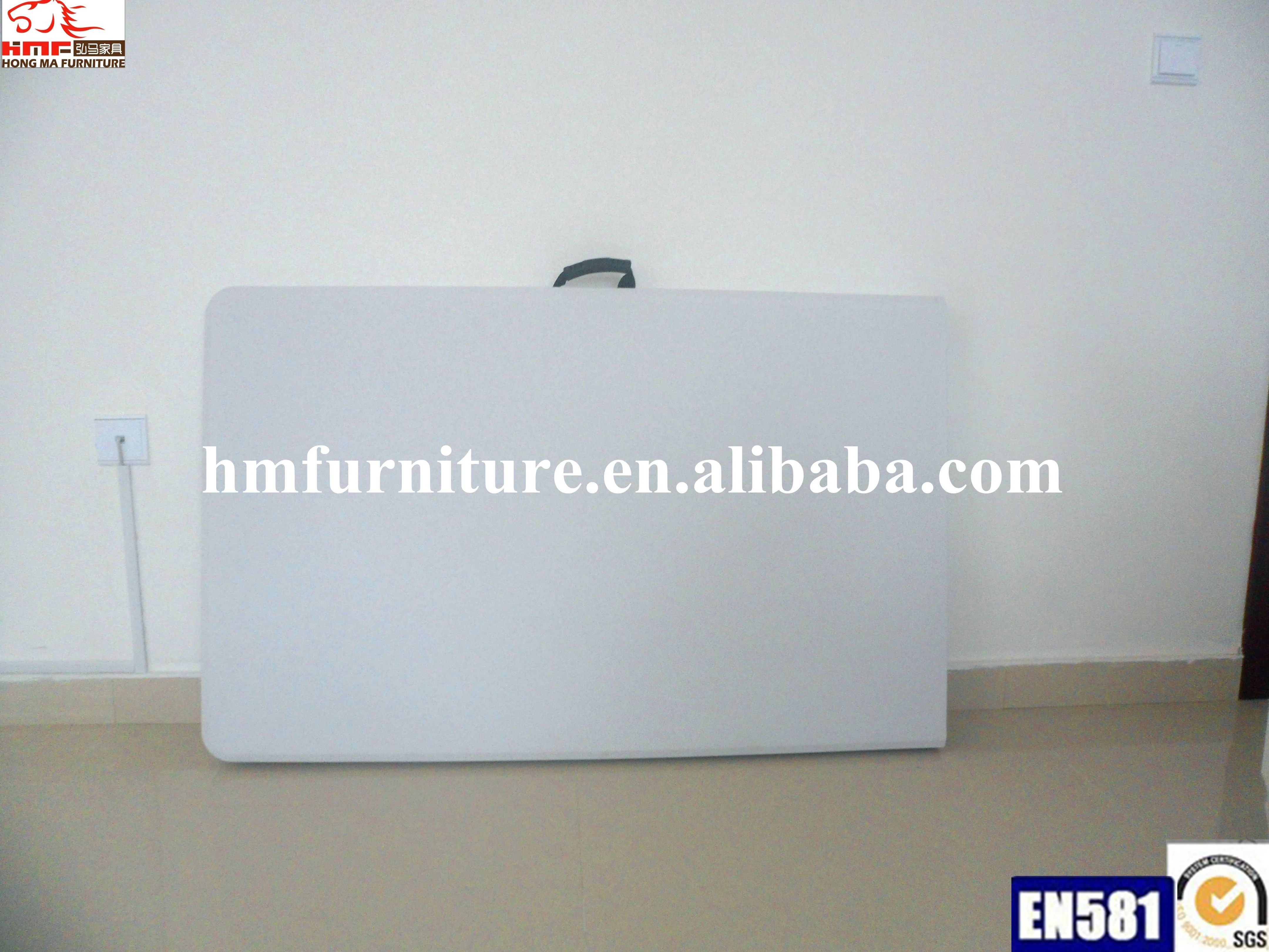 HDPE 8ft Portable Plastic Folding Table With Chair Set For Outdoor for 8 person