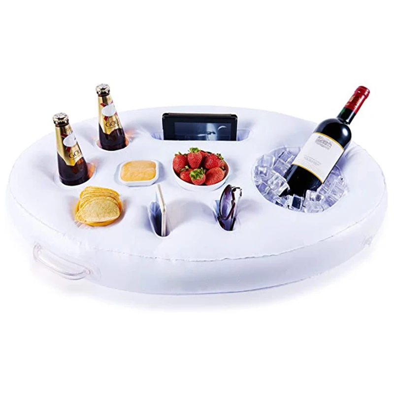 Модернизированный держатель для напитков в бассейне поплавок ведро горячего льда с ручками маленький и удобный переноске