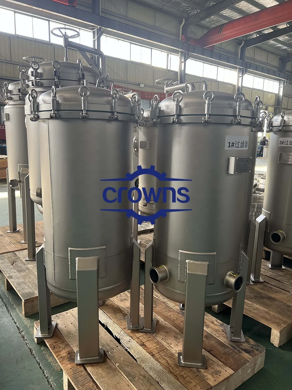 Economical Stainless Steel Bag Filter Unit Multi-Bag Filter Housing Industrial Water Filtration Equipment