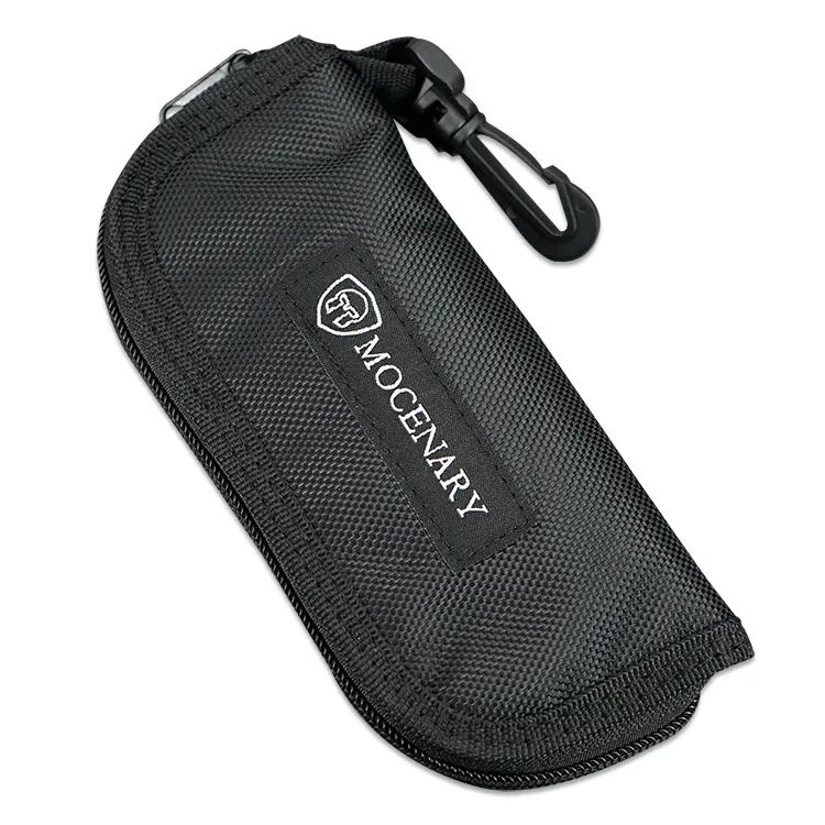 custom padded polyester zipper knife carrying case