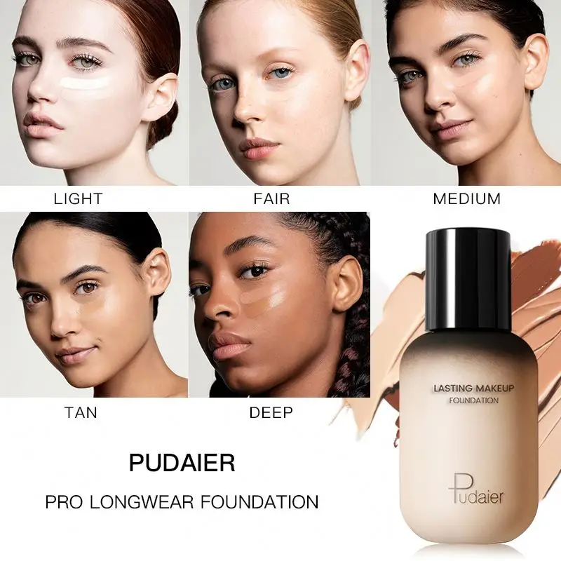 40ml professional concealing foundation makeup matte tonal base Liquid cosmetics foundation cream for face full coverage