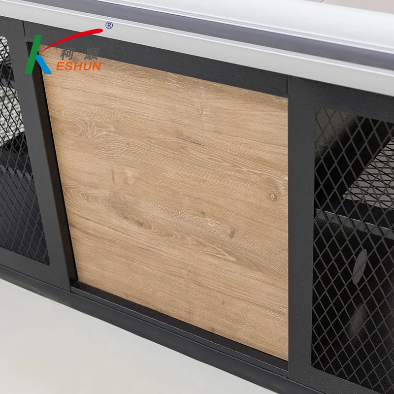 Custom Solid Wood Register Table Retail Store Cash Counter Supermarket Checkout Counter Recetion Desk