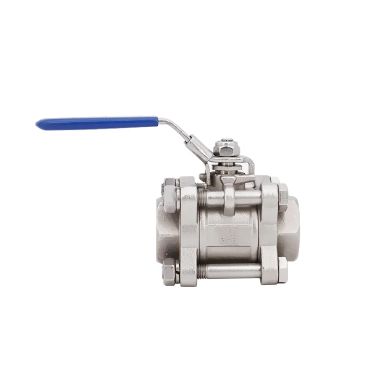 Factory direct stainless steel two - piece internal thread industrial ball valve corrosion resistance
