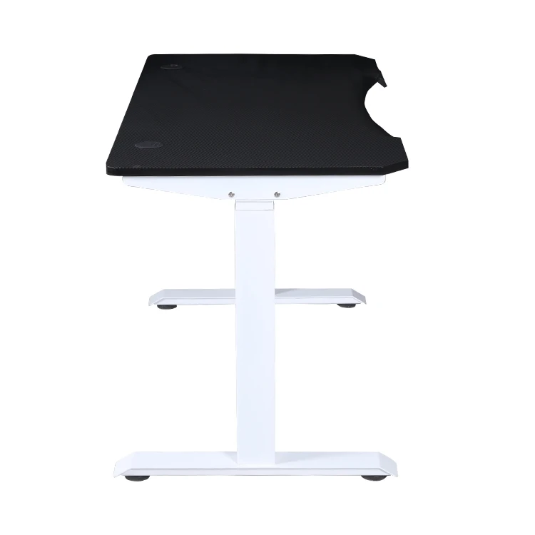 Free Sample Atlanta Black R2s Pc Computer Office Custom Desks Table Gaming Desk With Led